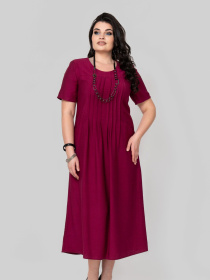 Платье миди All Posa модель ap102352p-fuksq Фото