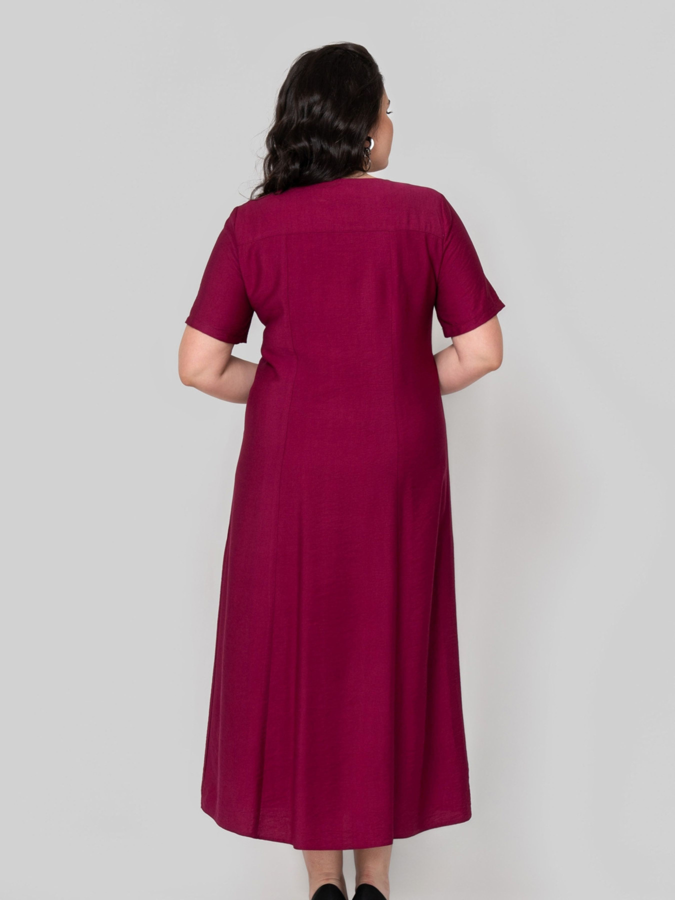 Платье миди All Posa модель ap102352p-fuksq Фото