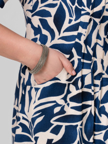 Платье миди All Posa модель ap102352p-sinj Фото