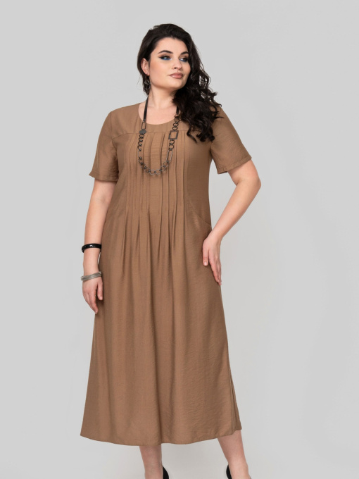 Сукня міді All Posa модель ap102352p-psochnij Фото