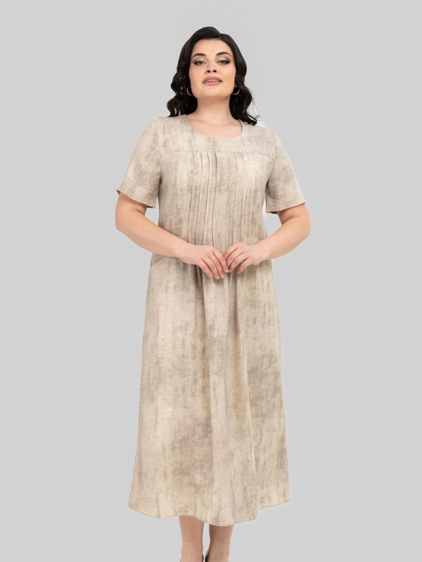 Платье миди All Posa модель ap102352p-slonova-kstka Фото