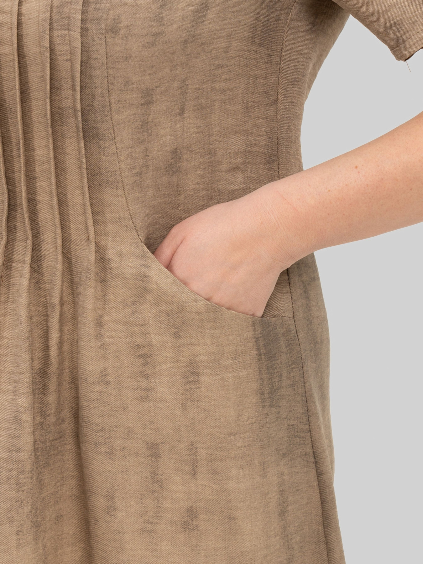 Сукня міді All Posa модель ap102352p-sepq Фото