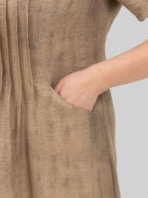 Сукня міді All Posa модель ap102352p-sepq Фото