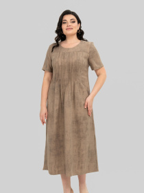 Платье миди All Posa модель ap102352p-sepq Фото