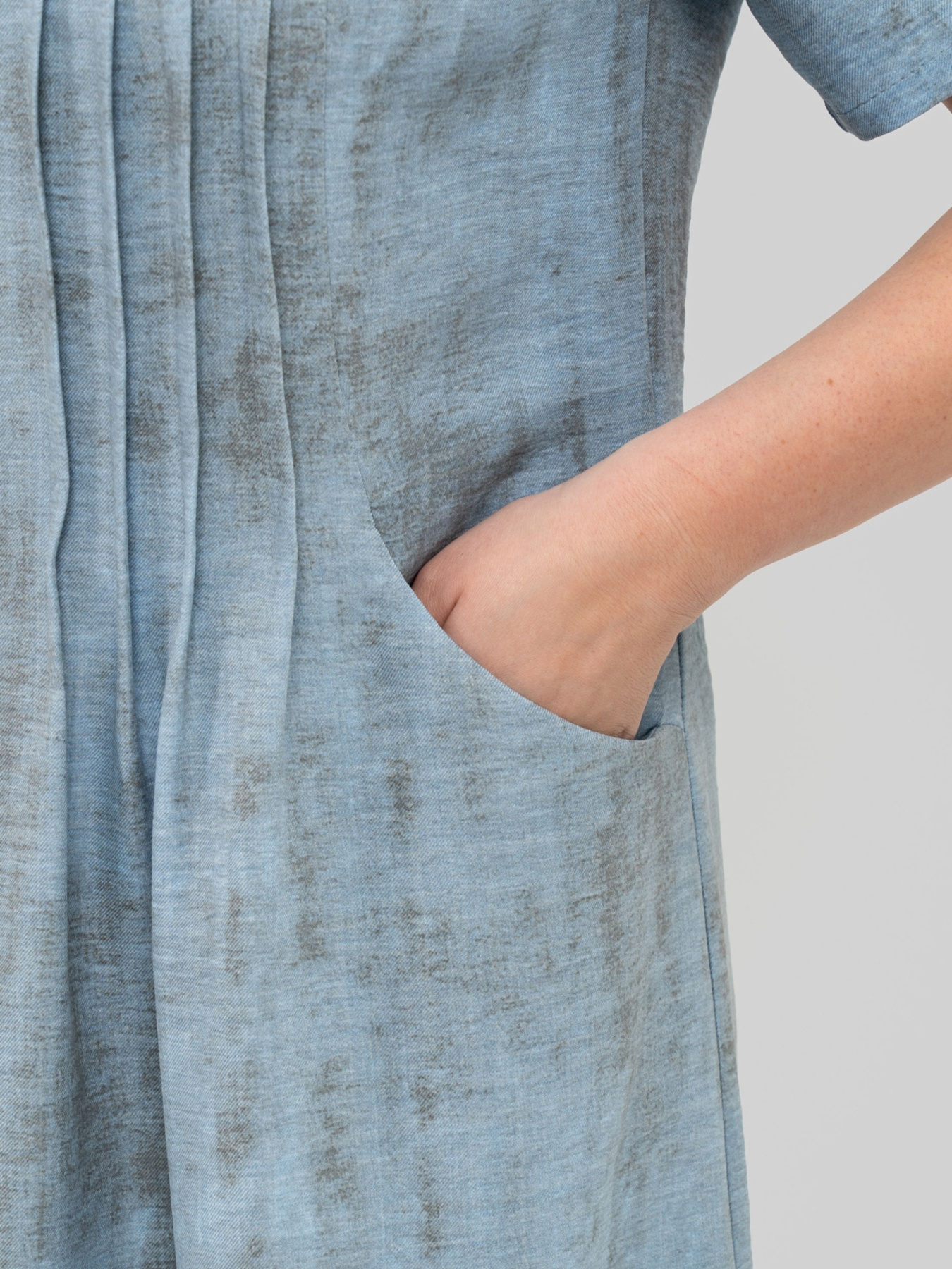 Сукня міді All Posa модель ap102352p-dzhins Фото