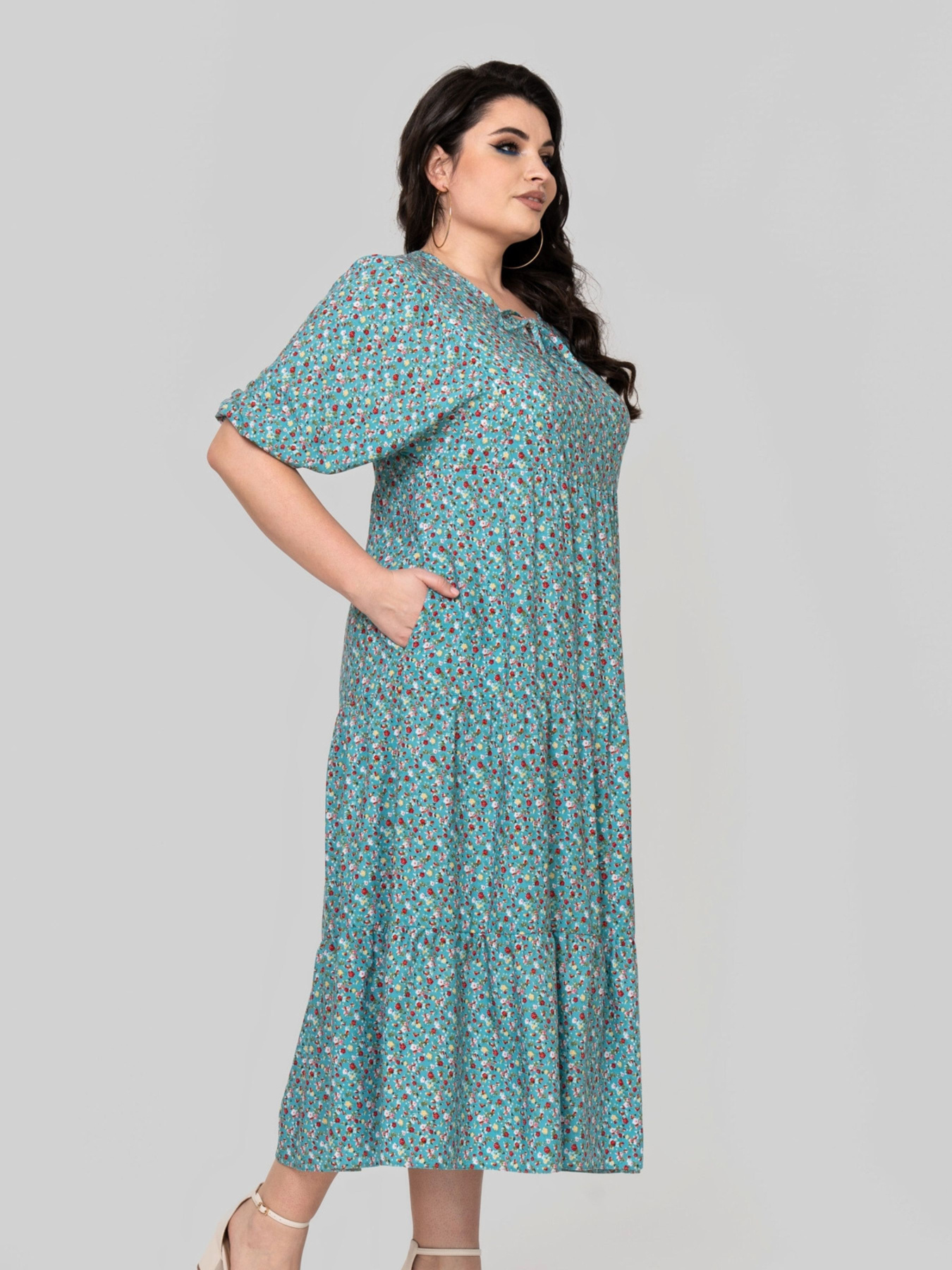 Платье миди All Posa модель ap102345p-m-qta Фото