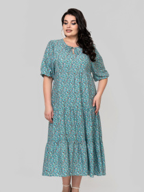 Платье миди All Posa модель ap102345p-m-qta Платье миди All Posa модель ap102345p-m-qta Фото