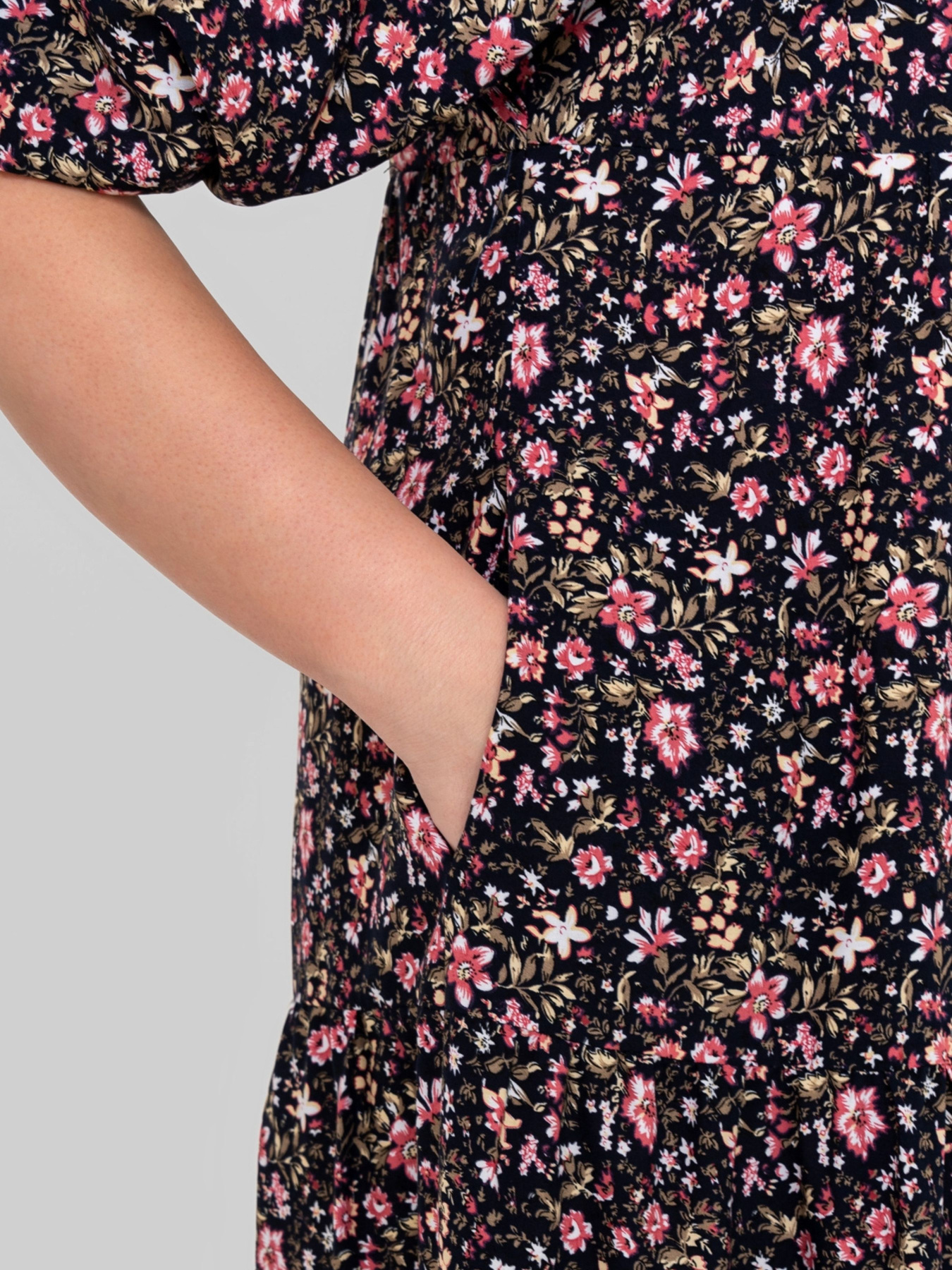 Платье миди All Posa модель ap102345p-temno-sinj Фото