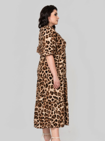 Платье миди All Posa модель ap102345p-leopard Фото