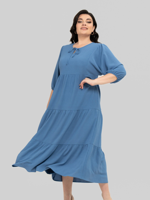 Платье миди All Posa модель ap102345p-dzhins Фото