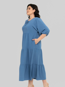 Сукня міді All Posa модель ap102345p-dzhins Сукня міді All Posa модель ap102345p-dzhins Фото