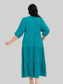 Сукня міді All Posa модель ap102345p-bryuza Сукня міді All Posa модель ap102345p-bryuza Фото