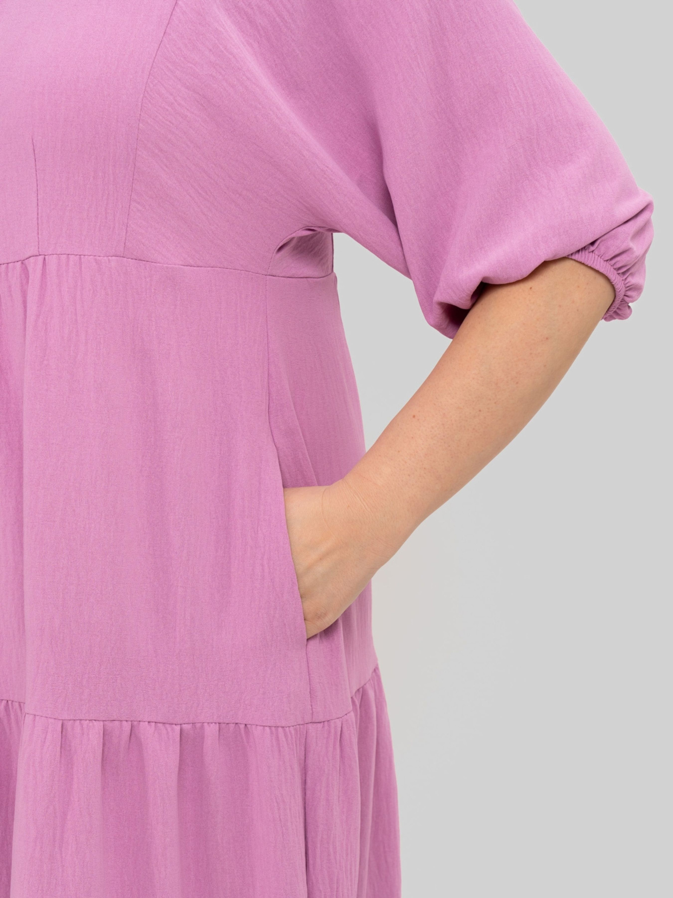 Сукня міді All Posa модель ap102345p-rozhevij Фото