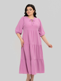 Сукня міді All Posa модель ap102345p-rozhevij Сукня міді All Posa модель ap102345p-rozhevij Фото