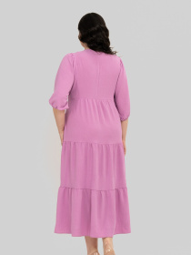 Сукня міді All Posa модель ap102345p-rozhevij Сукня міді All Posa модель ap102345p-rozhevij Фото