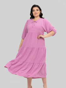 Сукня міді All Posa модель ap102345p-rozhevij Фото