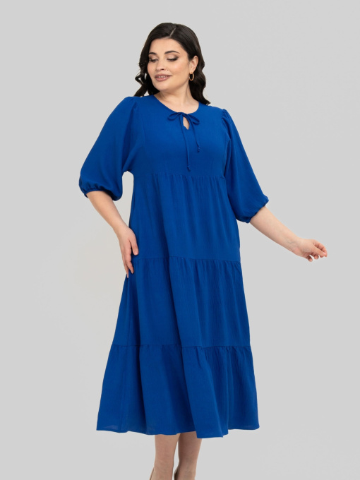 Платье миди All Posa модель ap102345p-sinj Фото