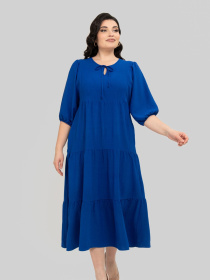 Сукня міді All Posa модель ap102345p-sinj Фото