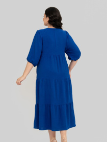 Сукня міді All Posa модель ap102345p-sinj Фото