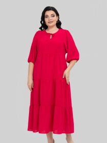 Платье миди All Posa модель ap102345p-fuksq Фото