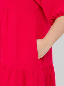 Сукня міді All Posa модель ap102345p-fuksq Фото