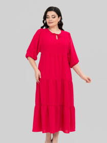 Платье миди All Posa модель ap102345p-fuksq Фото