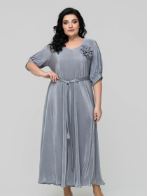 Платье миди All Posa модель ap102343p-srij Фото