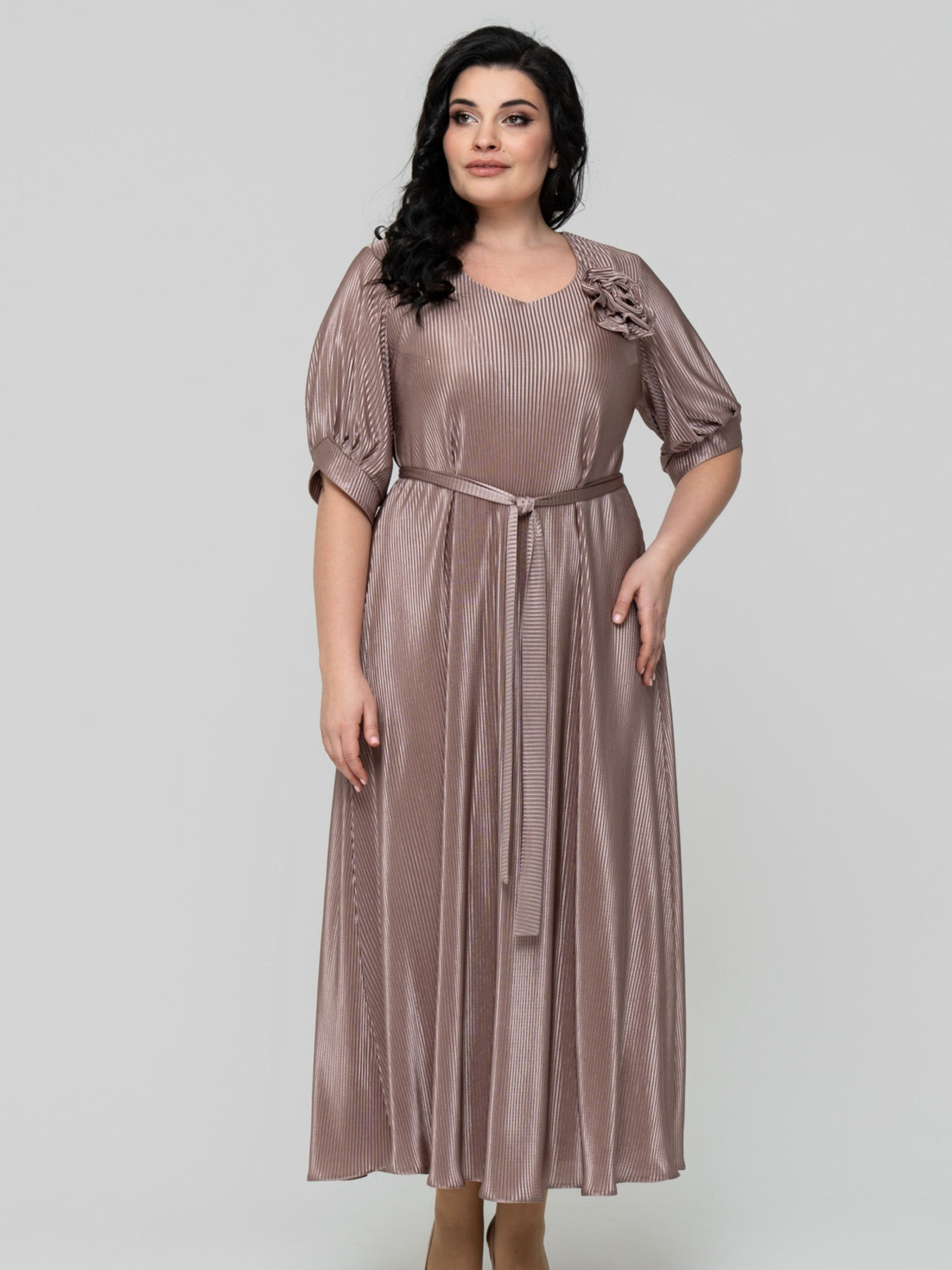 Платье макси All Posa модель ap102343p-dimchasta-troqnda Фото