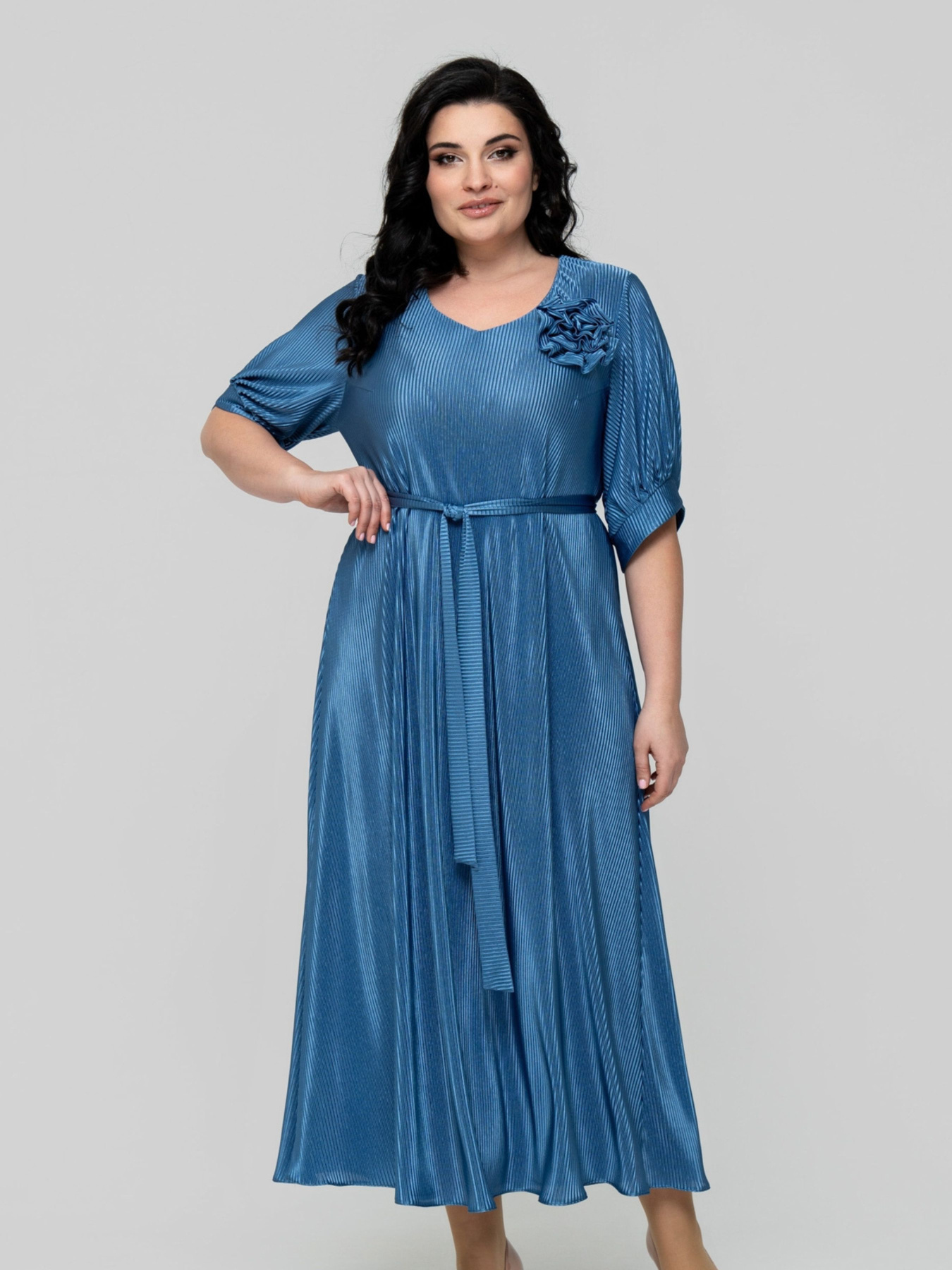 Сукня максі All Posa модель ap102343p-dzhins Фото