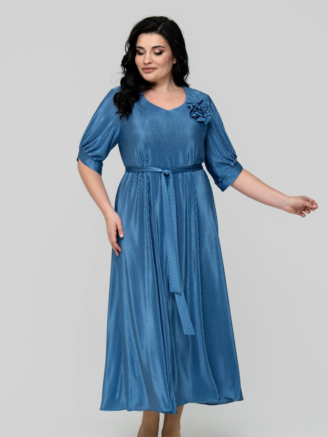 Сукня максі All Posa модель ap102343p-dzhins Фото