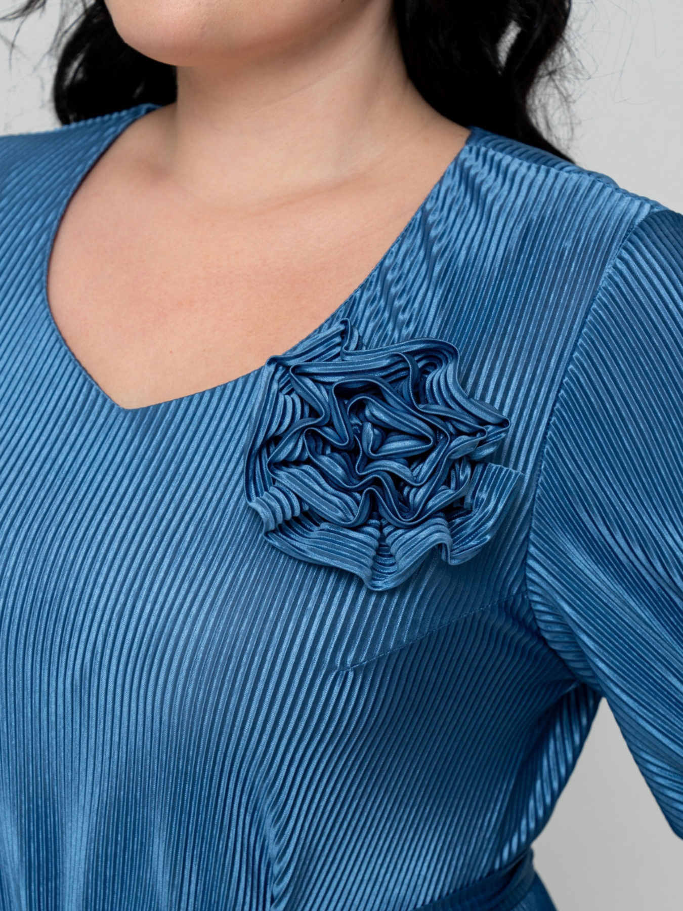 Платье макси All Posa модель ap102343p-dzhins Фото