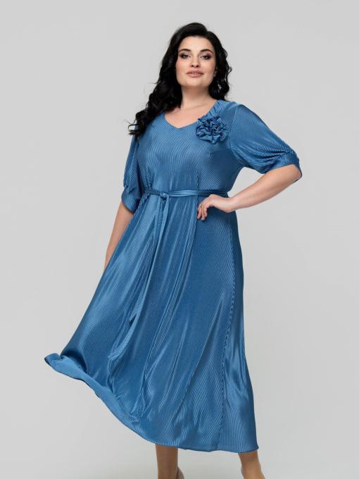 Платье макси All Posa модель ap102343p-dzhins Фото