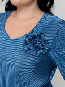 Платье макси All Posa модель ap102343p-dzhins Фото