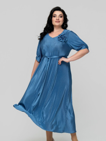 Платье макси All Posa модель ap102343p-dzhins Фото