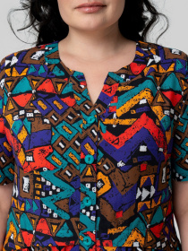 Сукня міді All Posa модель ap102321p-fioletovj Фото