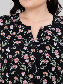 Платье миди All Posa модель ap102321p-chornij Фото