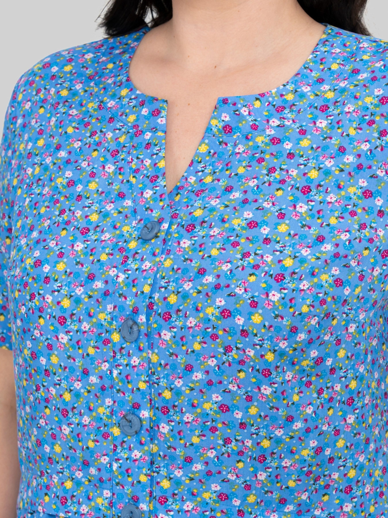 Платье миди All Posa модель ap102321p-dzhins Фото