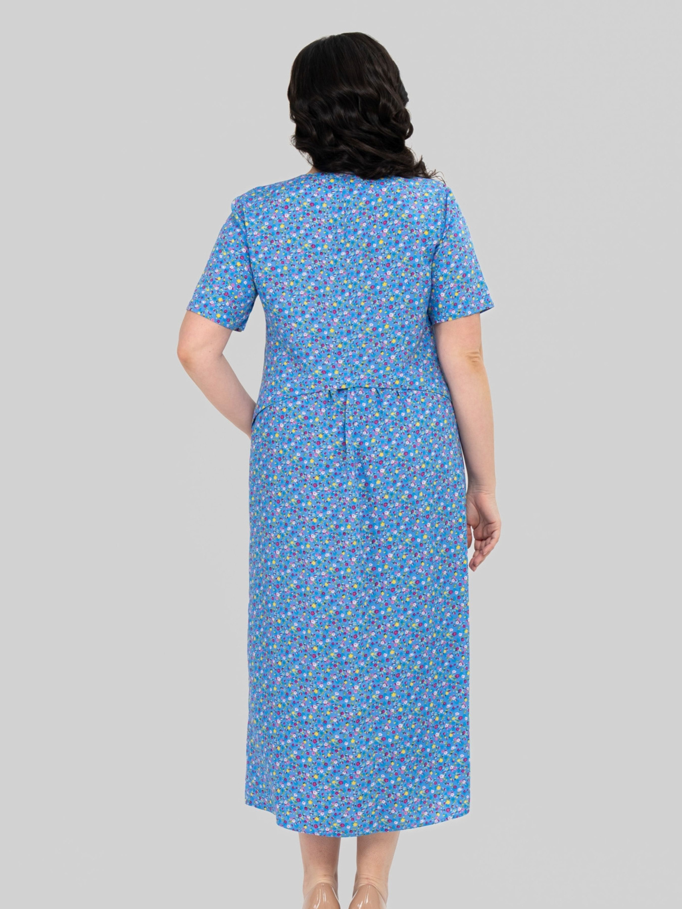 Платье миди All Posa модель ap102321p-dzhins Фото