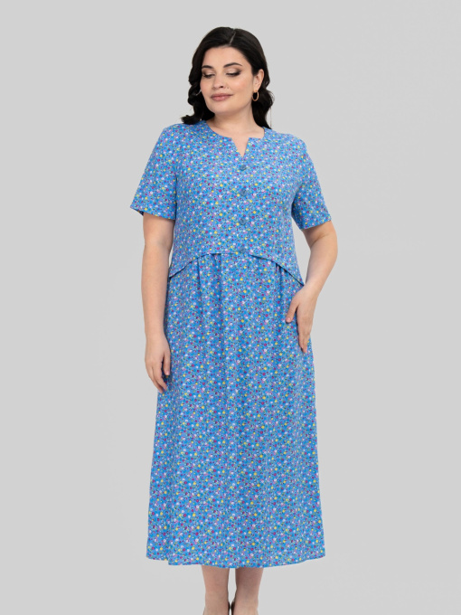 Платье миди All Posa модель ap102321p-dzhins Фото