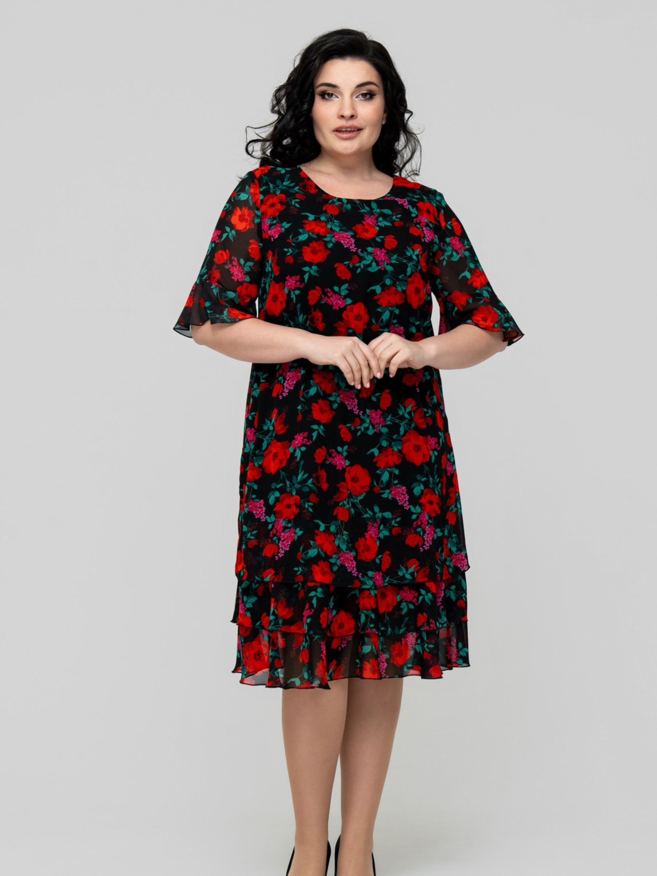 Платье миди All Posa модель ap102319p-maki Фото