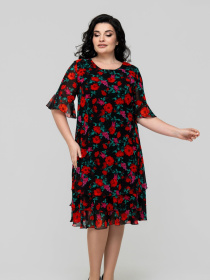 Платье миди All Posa модель ap102319p-maki Фото