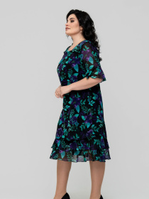 Сукня міді All Posa модель ap102319p-bryuza Фото