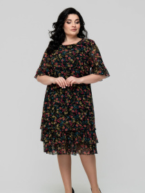 Платье миди All Posa модель ap102319p-kvti Фото