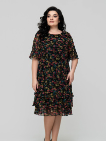 Платье миди All Posa модель ap102319p-kvti Фото