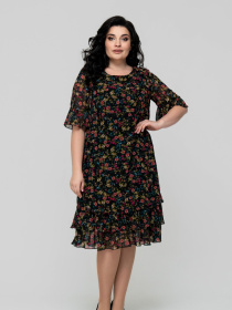 Платье миди All Posa модель ap102319p-kvti Фото