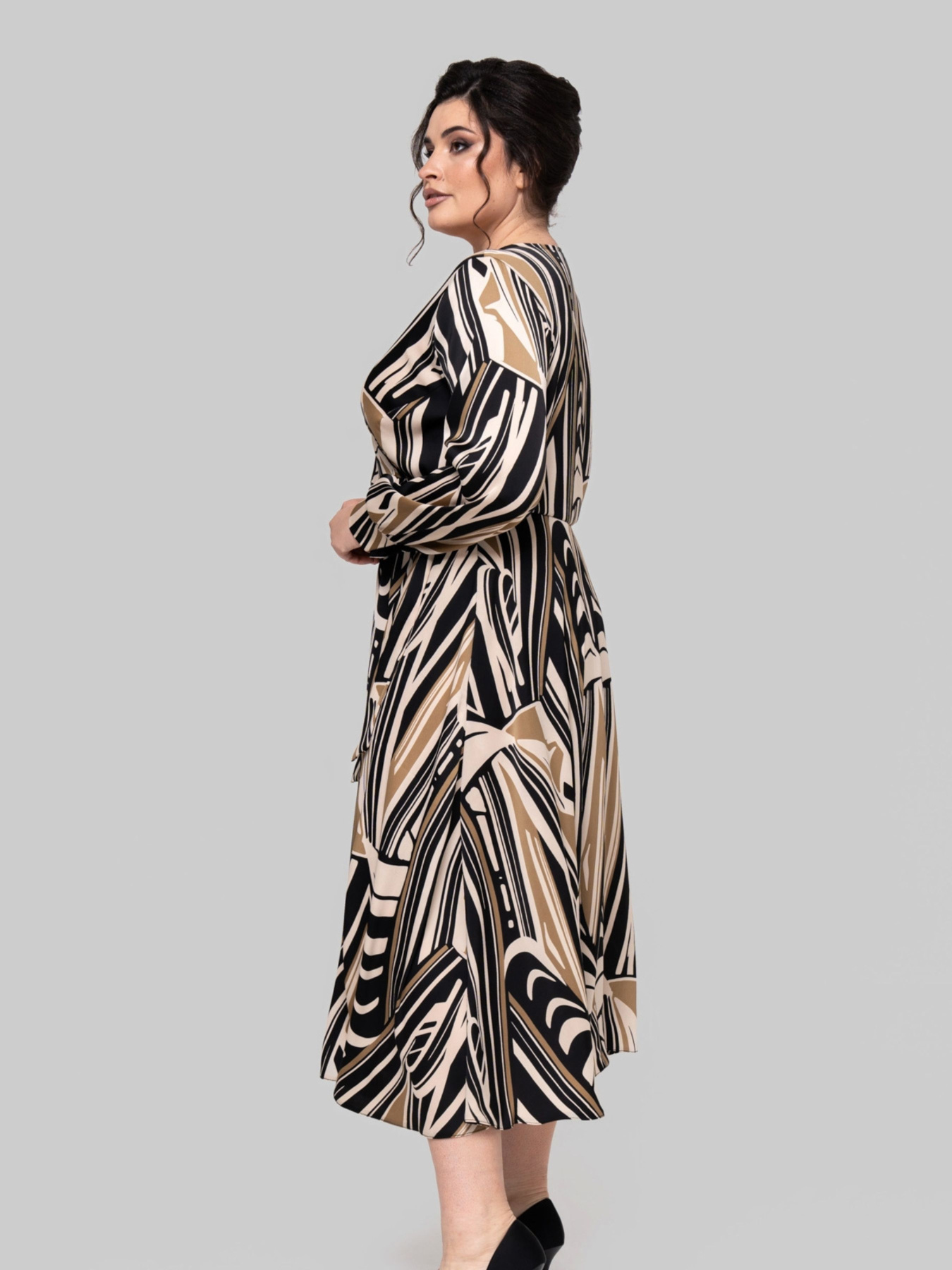 Платье миди All Posa модель ap102248p-abstrakcq Фото