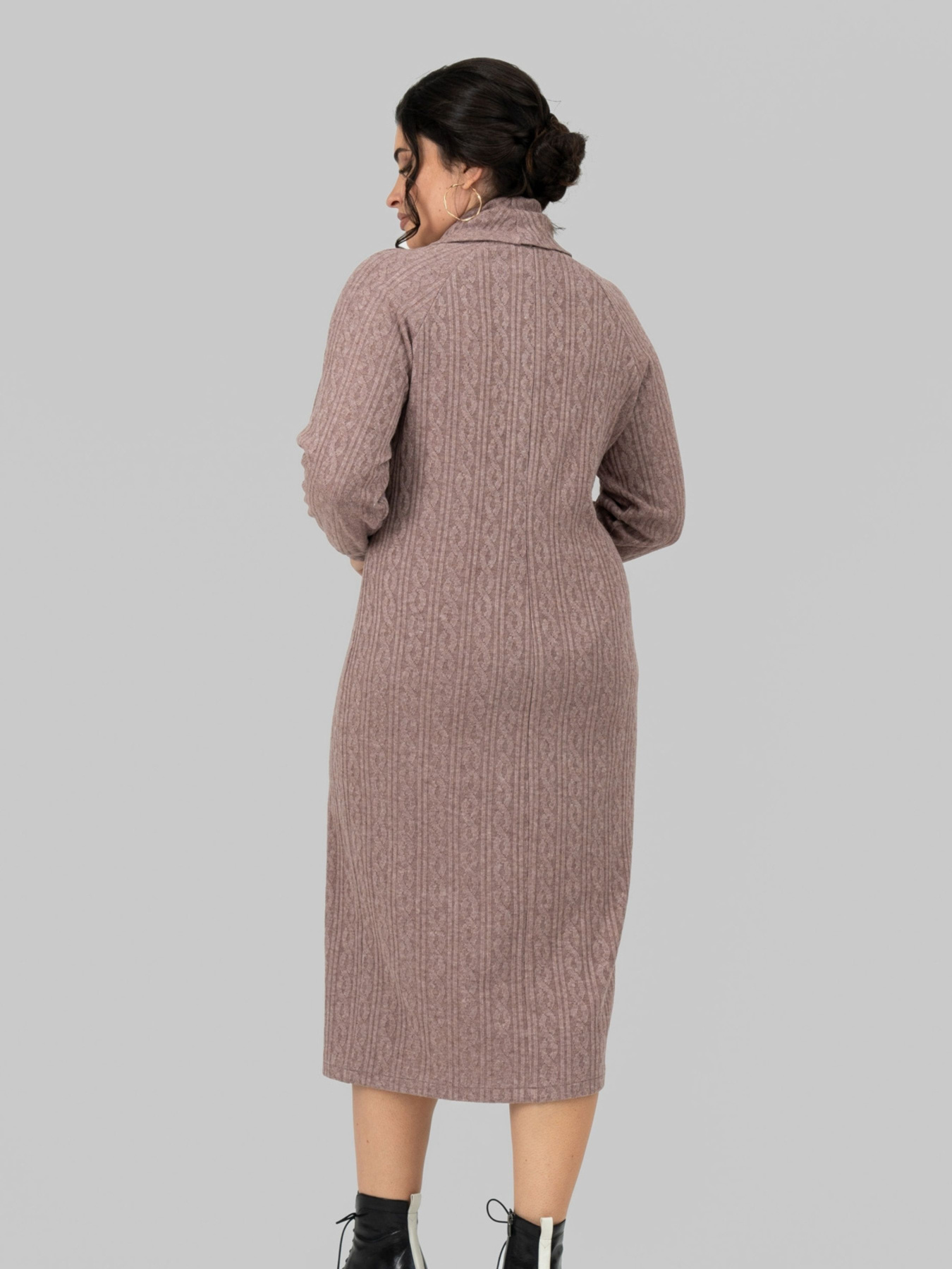 Сукня міді All Posa модель ap102212p-moko Фото