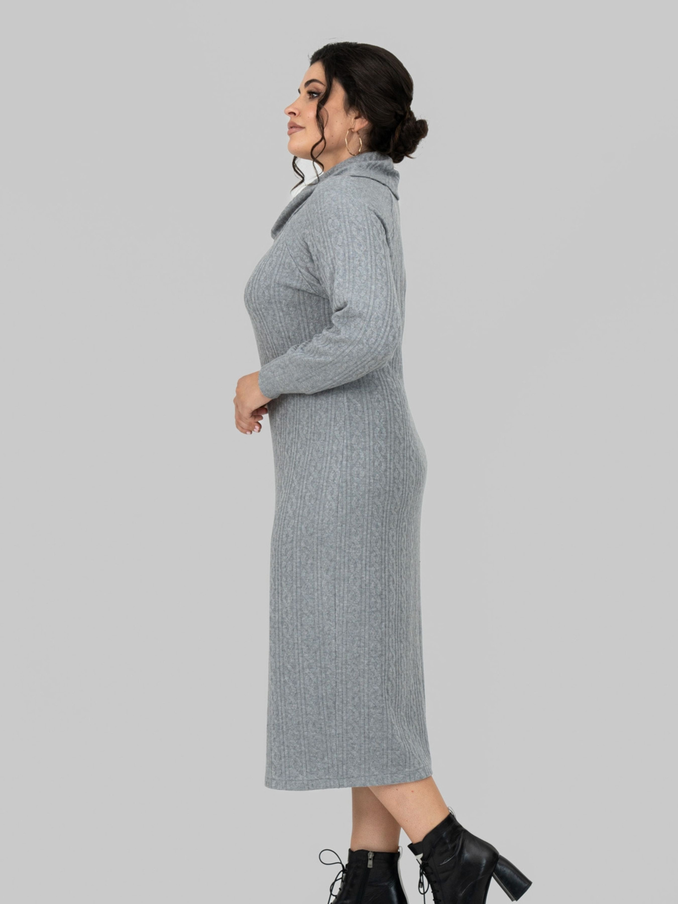 Платье миди All Posa модель ap102212p-srij Фото