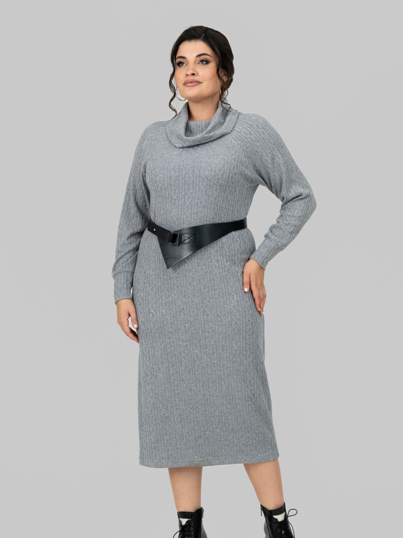 Платье миди All Posa модель ap102212p-srij Фото