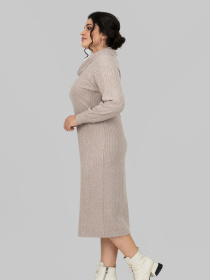 Платье миди All Posa модель ap102212p-kakao Фото